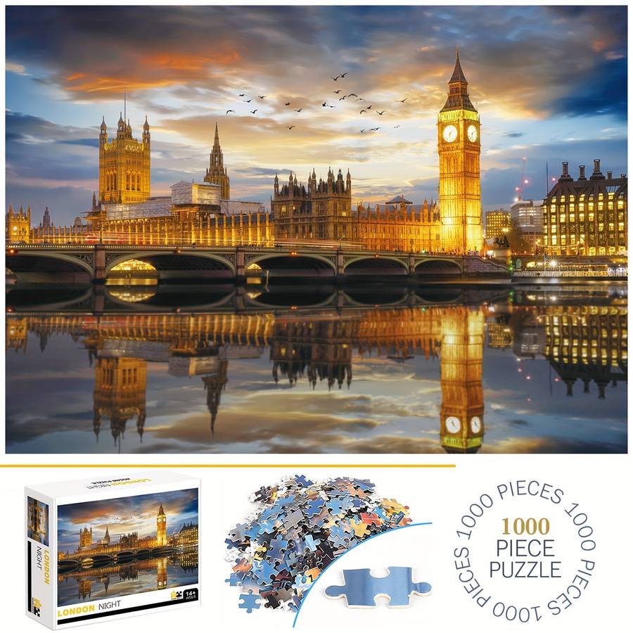 1000 Piece Mini Paper Jigsaw Puzzle
