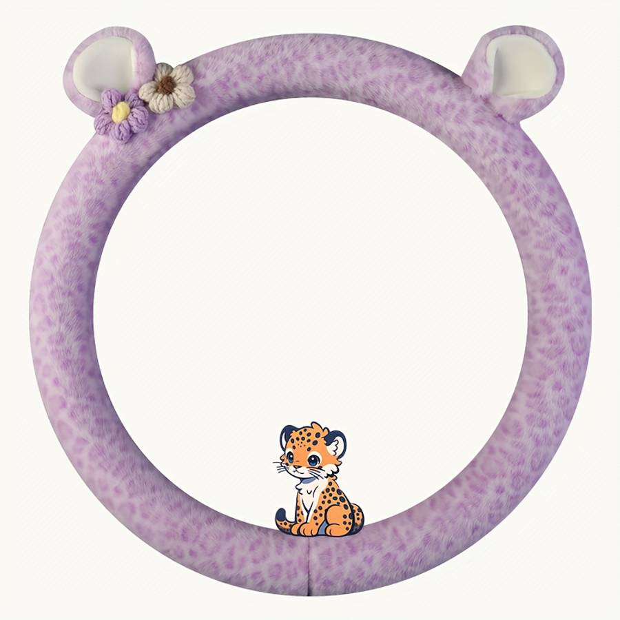 Car Steering Wheel Cover Blue Model Round