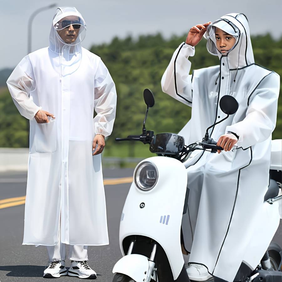 Raincoat White Border Model M
