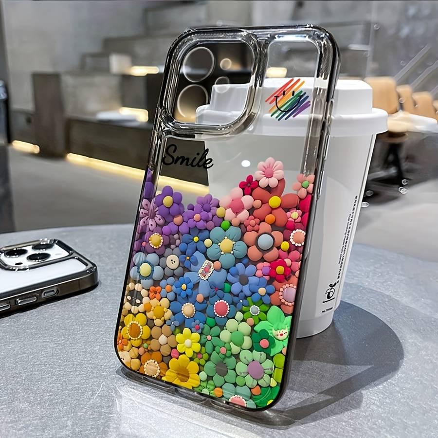 1Pc Transparent For iPhone 12 Phone Case Phone Cover