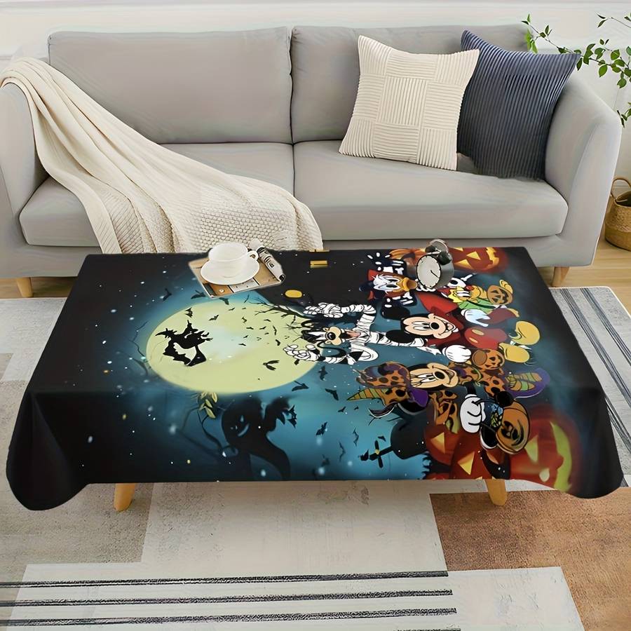Halloween tablecloth decoration size 140cm x 220cm or 55.11in x 86.61in