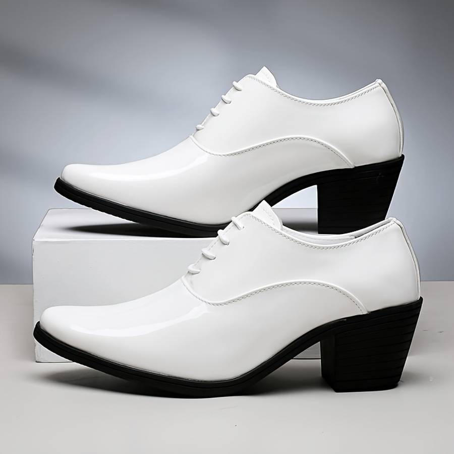 Mens Leather Shoes Color Red Sizeuk 10