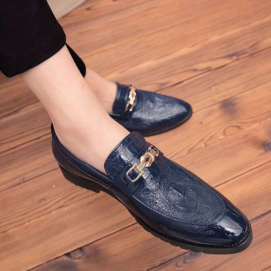 Mens Leather Shoes Color Black Sizeuk 10