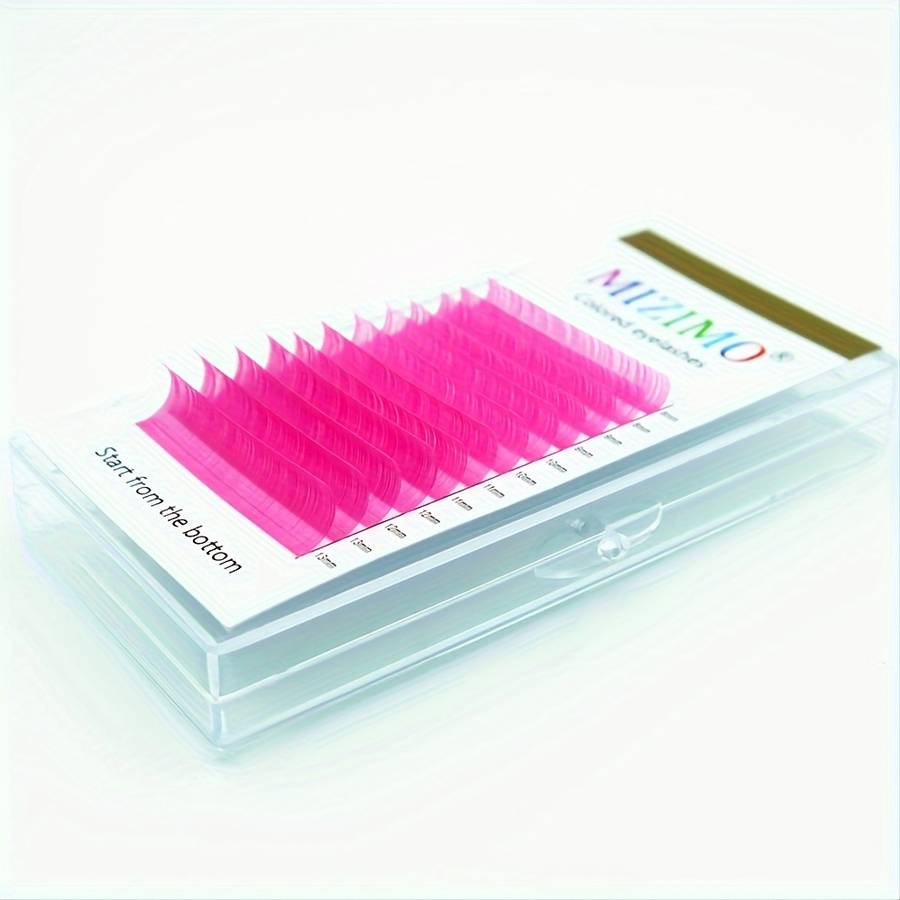 Elite Natural Soft False Eyelashes Color Green Size 007 D Mix8 13mm