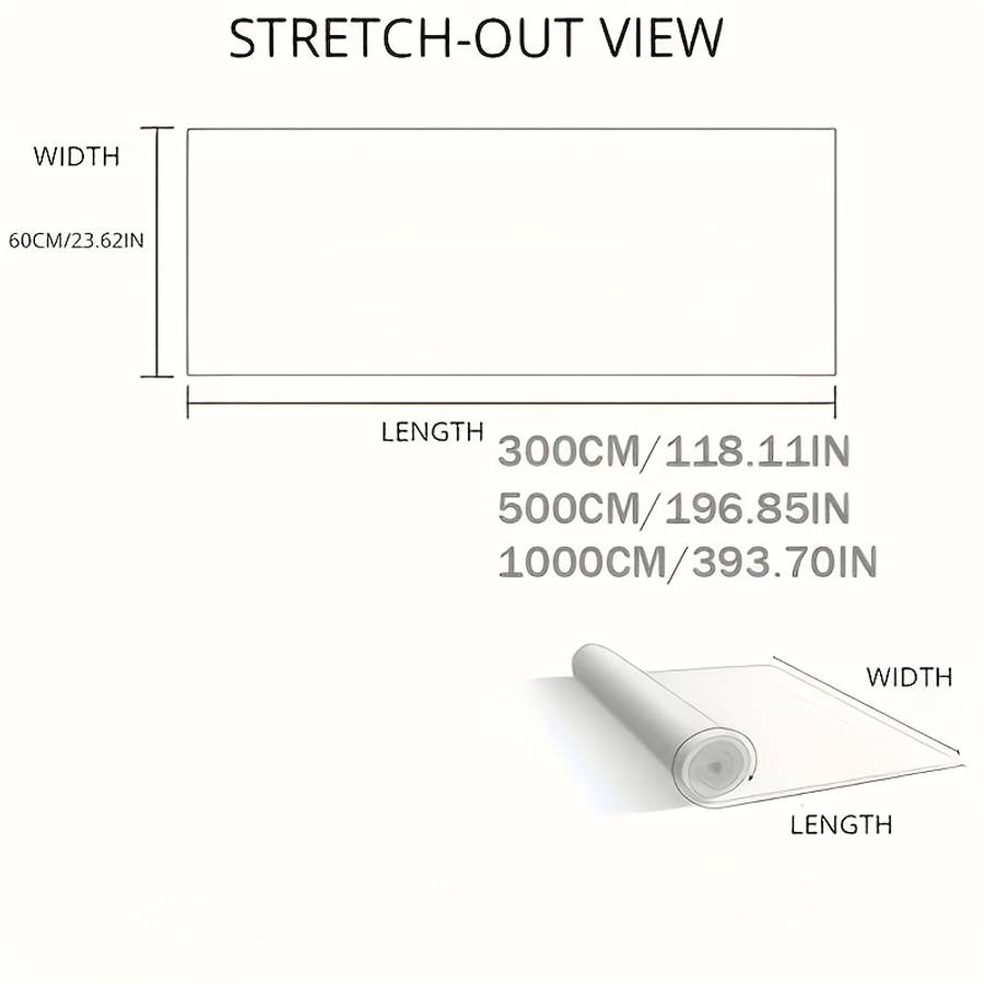 Self Adhesive Floor Sticker Silver Sandalwood Pattern 60cm x 10m