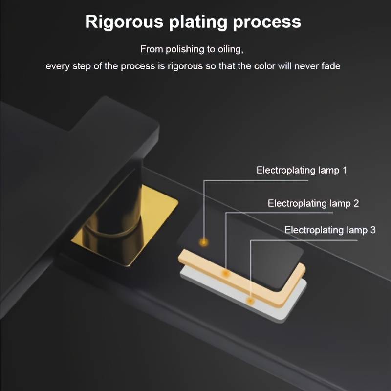 Lock Color Black Golden Model 1Pc