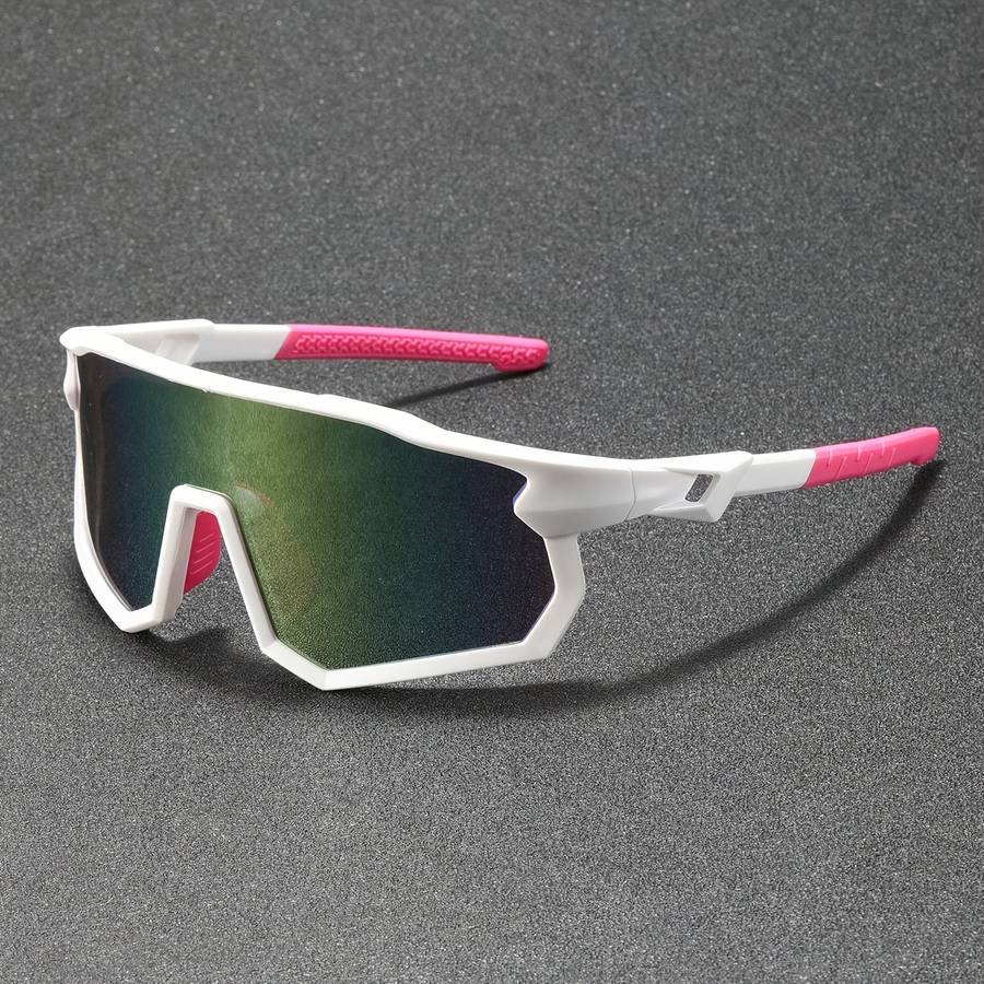 Cycling Glasses Color Black Frame Red Coating