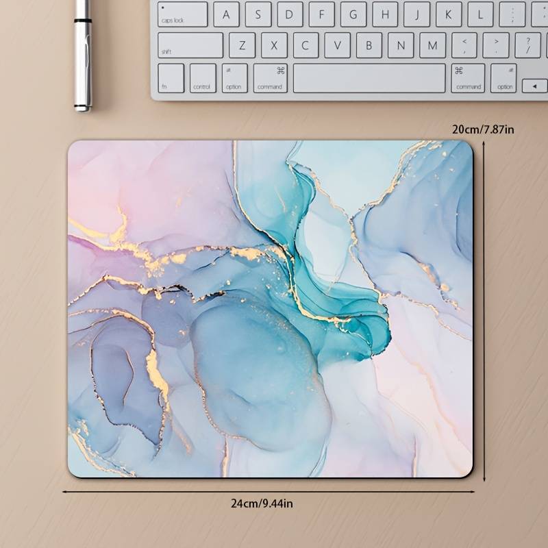 Mouse Pad Color Sunset Marble Pattern