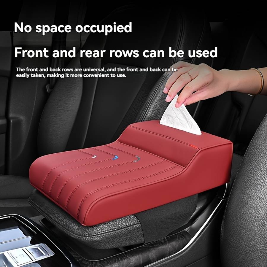 Car Tissue Box Color Bright Red