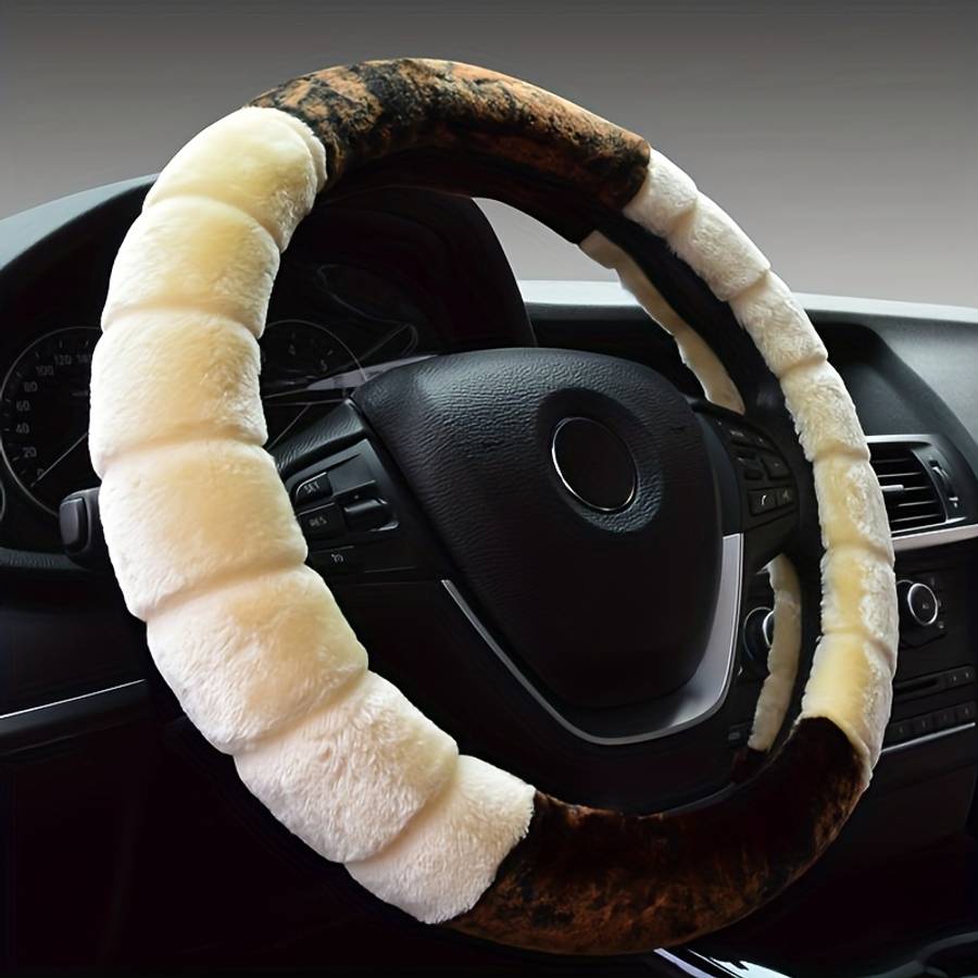 Car Steering Wheel Cover Black