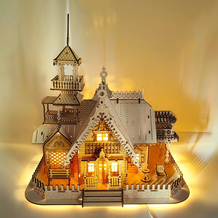 Building Toy Architectural Model Toy Set Material Wooden