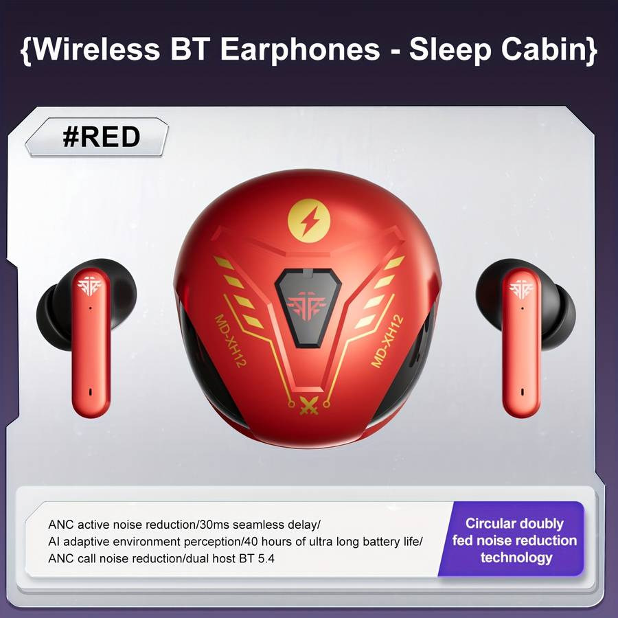 Rechargeable Wireless Earbuds Headphones Headset
