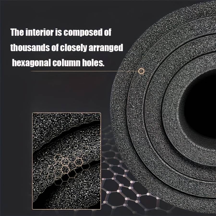 Yoga Mat 1.5Cm Size Black 15Mm