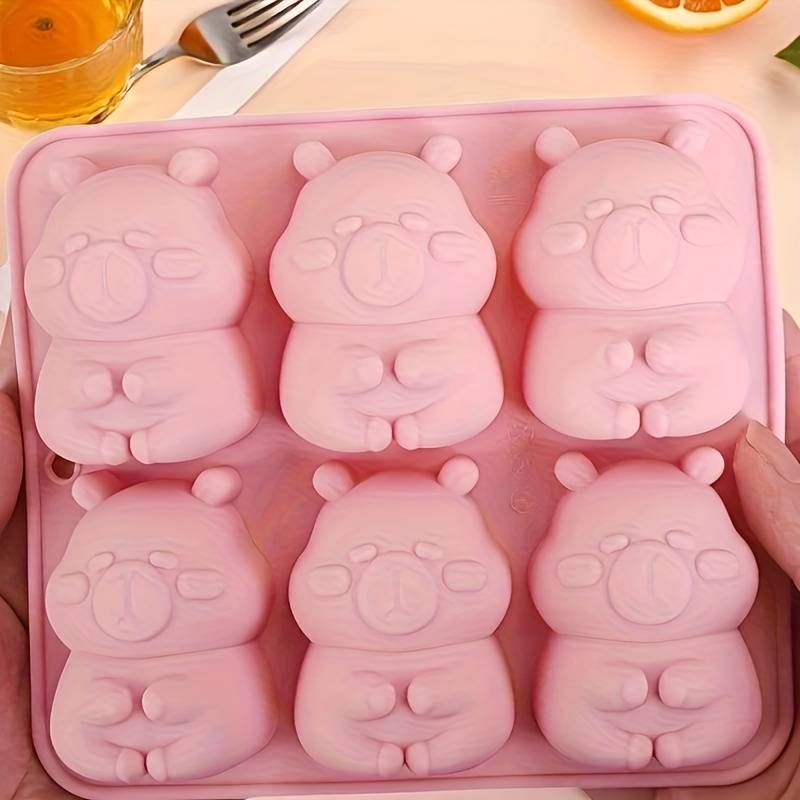 Suitable For Baking Molds Color Pink Hugging Bear