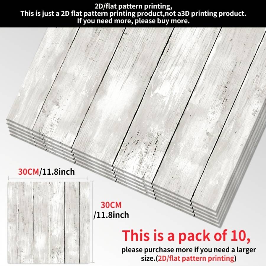 Self Adhesive Floor Stickers 11.8Inchx11.8Inch30X30Cm