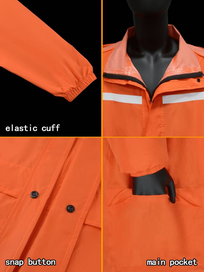 Raincoat Orangered Size M