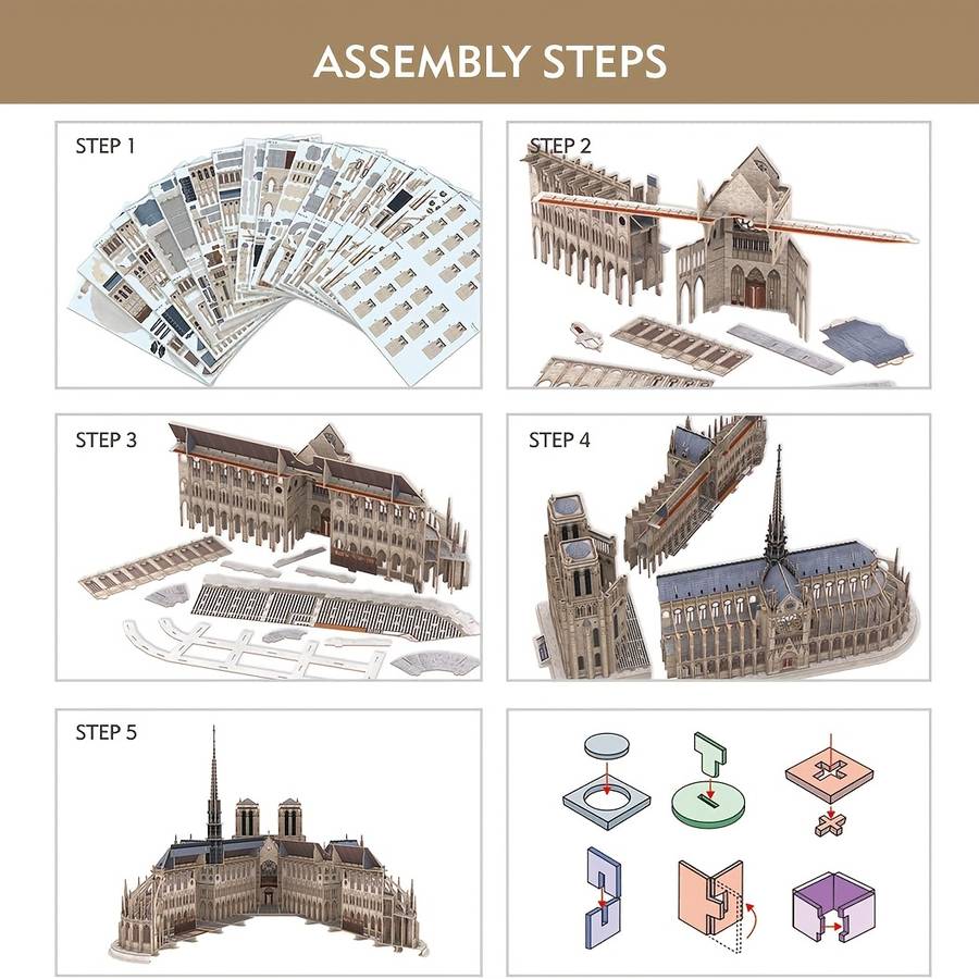Building Toy Architectural Model Toy Set Items Notre Dame De Paris
