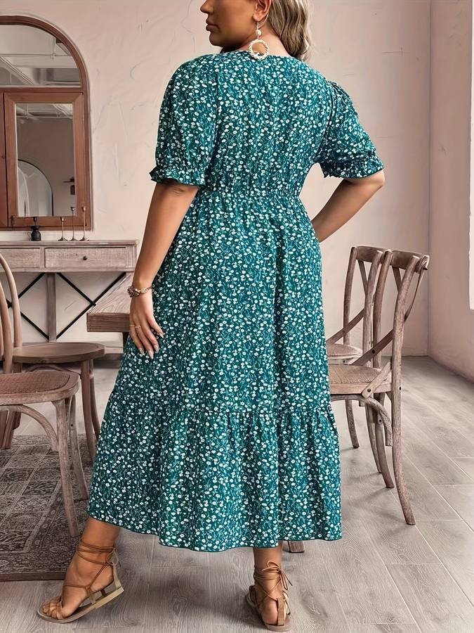 Women S Dress Color Blue Size 5Xl