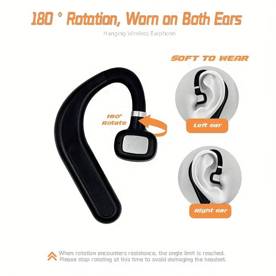 Rechargeable Wireless Earbuds Headphones Headset