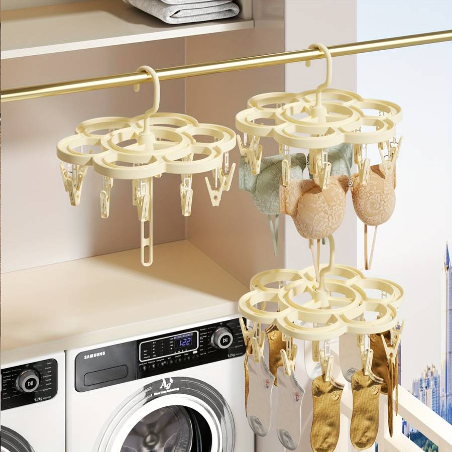 Clothes Rack Milk White Quantity 2Pcs