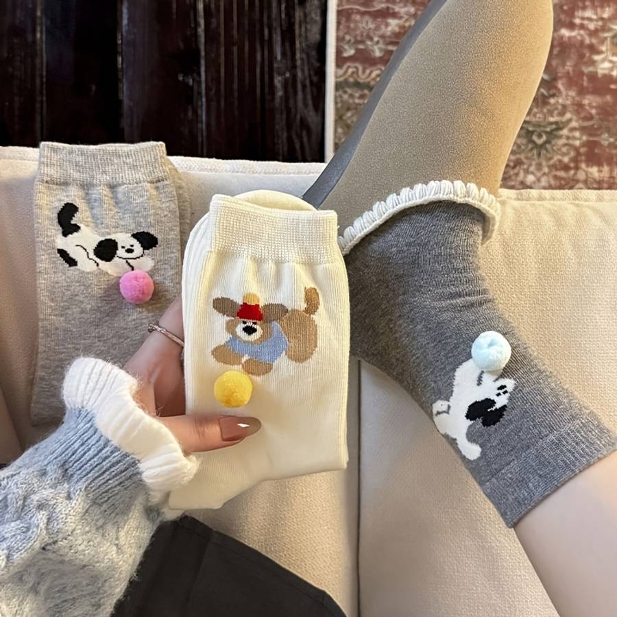 Women S Socks Color Five Pairs Size Asian Onesize