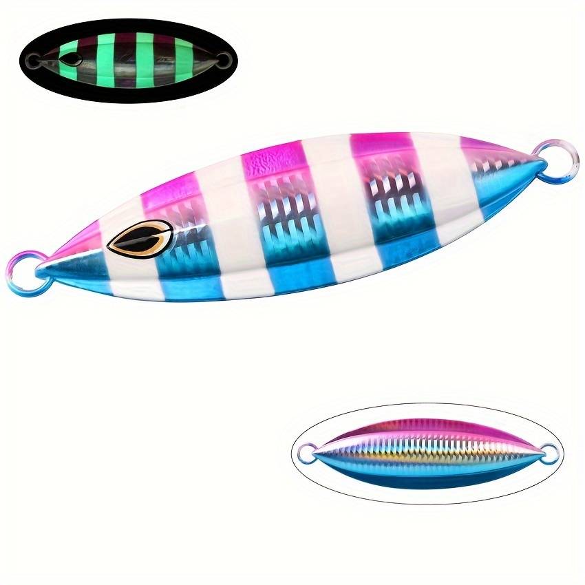 1pc 60g Metal Jig Vib Fishing Lure Sinking Lures For Deep Sea Fishing