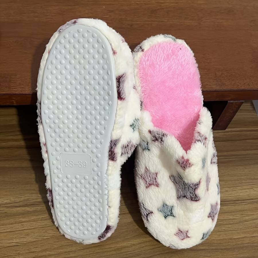 Cotton Slippers Color White Sizeuk 4.5-5
