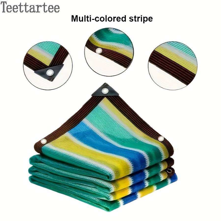 Shade Net Size Colorful Striped Outdoor Canopy 3M*6M