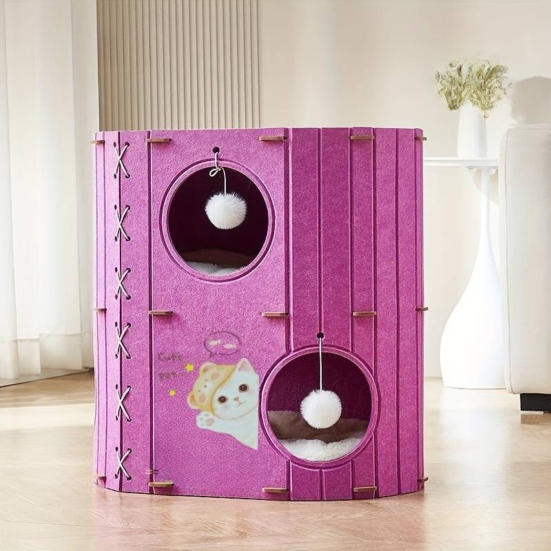 Pet Supplies Color Purple Model Double Layer