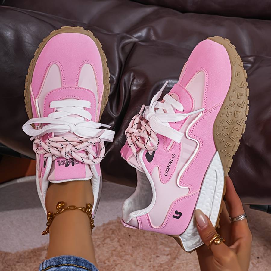 Women S Sneakers Color Pink Color Sizeuk 3.5