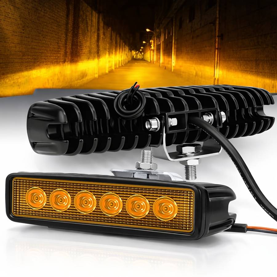 Car Lights Color Yellowrectangle Light