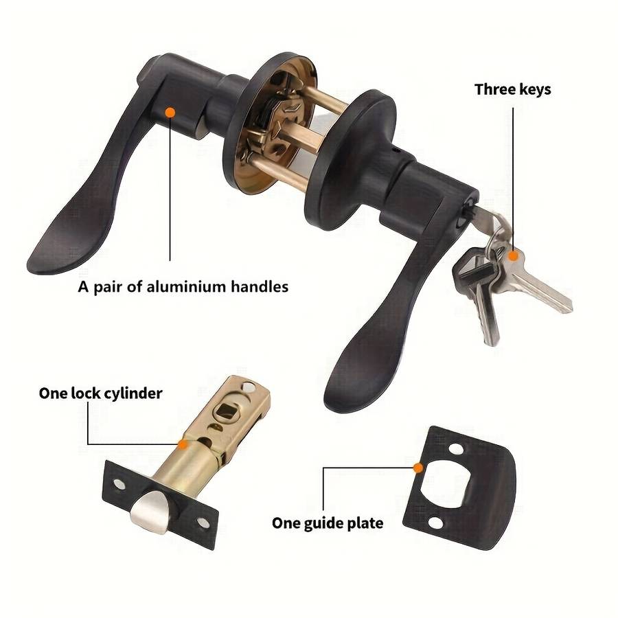 Lock Color Matte Black