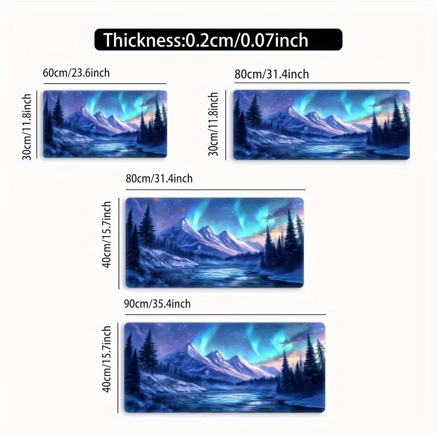 Mouse Pad Size 35.4X15.7Inch