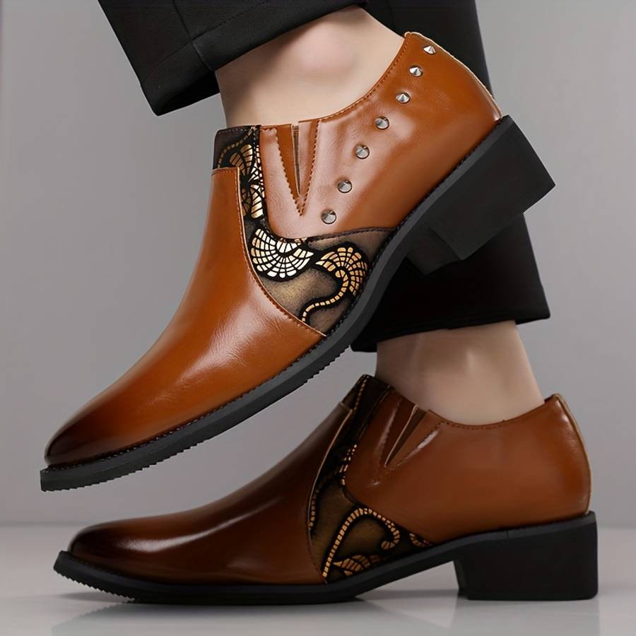 Mens Leather Shoes Color Brown Sizeuk 10