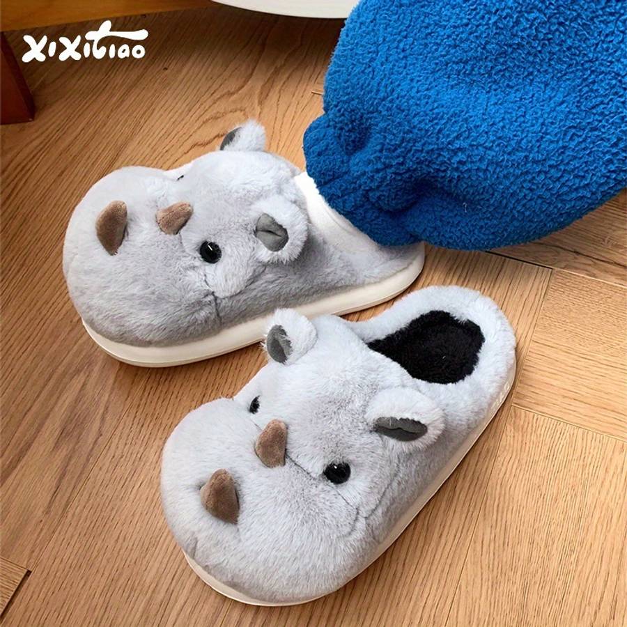 Cotton Slippers Color Grey Blue Sizeuk 1.5-2