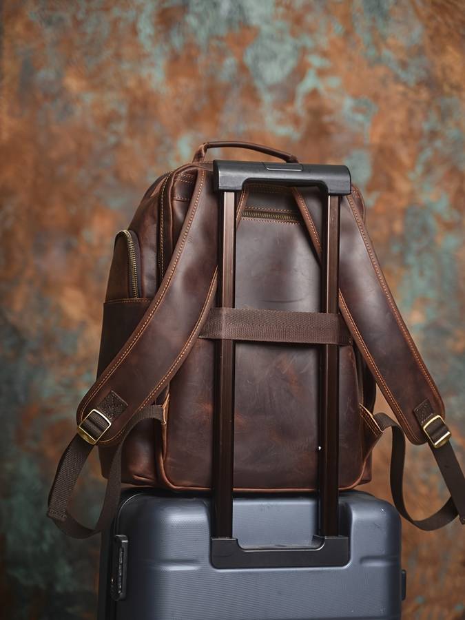Men S Backpack Retro Coffee