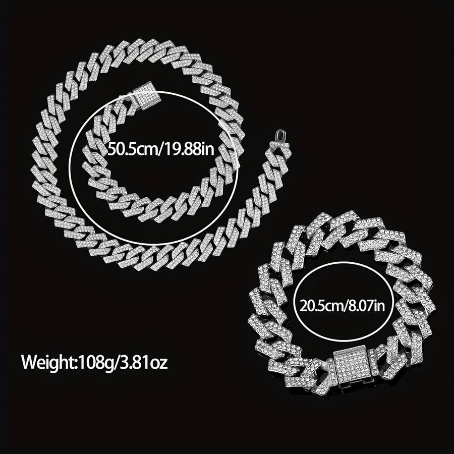 3Pcs Men Silvery Stainless Steel Watch Strap Fashionable Luxurious Mixed Silvery