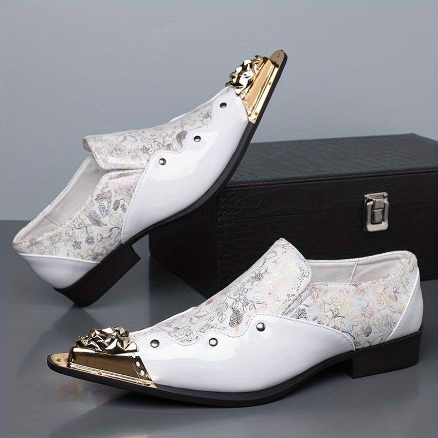 Mens Leather Shoes Color White Sizeuk 8