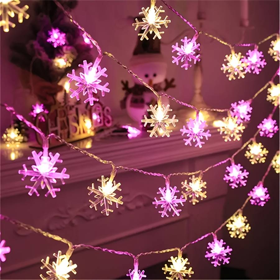 Christmas Lights Pink Warm Light Size 6M 236Inch