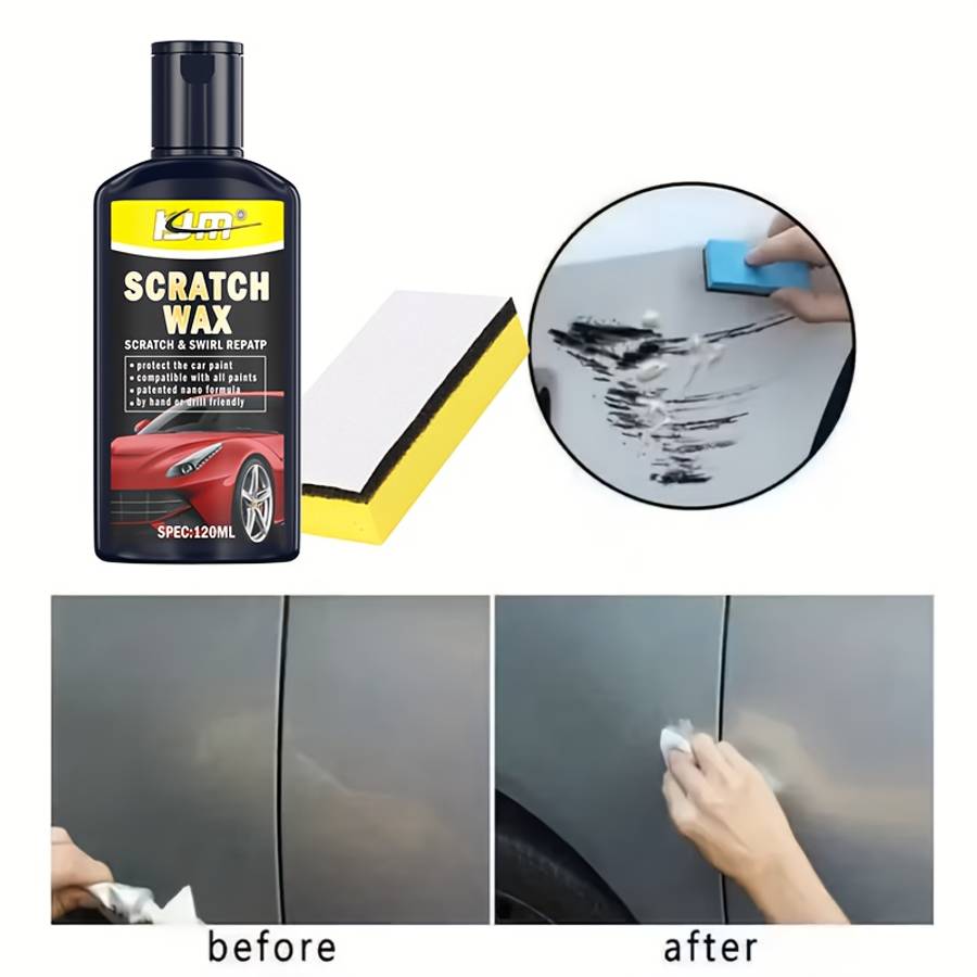 Car Scratch Repair Tool Capacity 120G Add Sponge