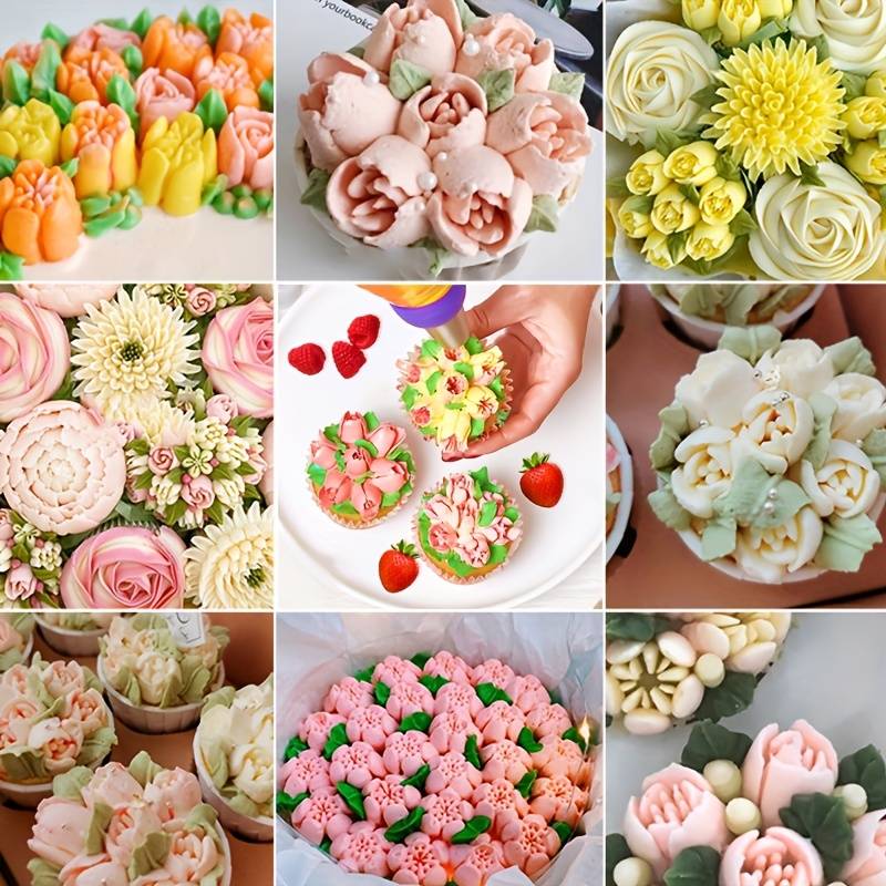Professional Cake Decorating Head Items 9  Add  2 Flower Mounting Nozzle