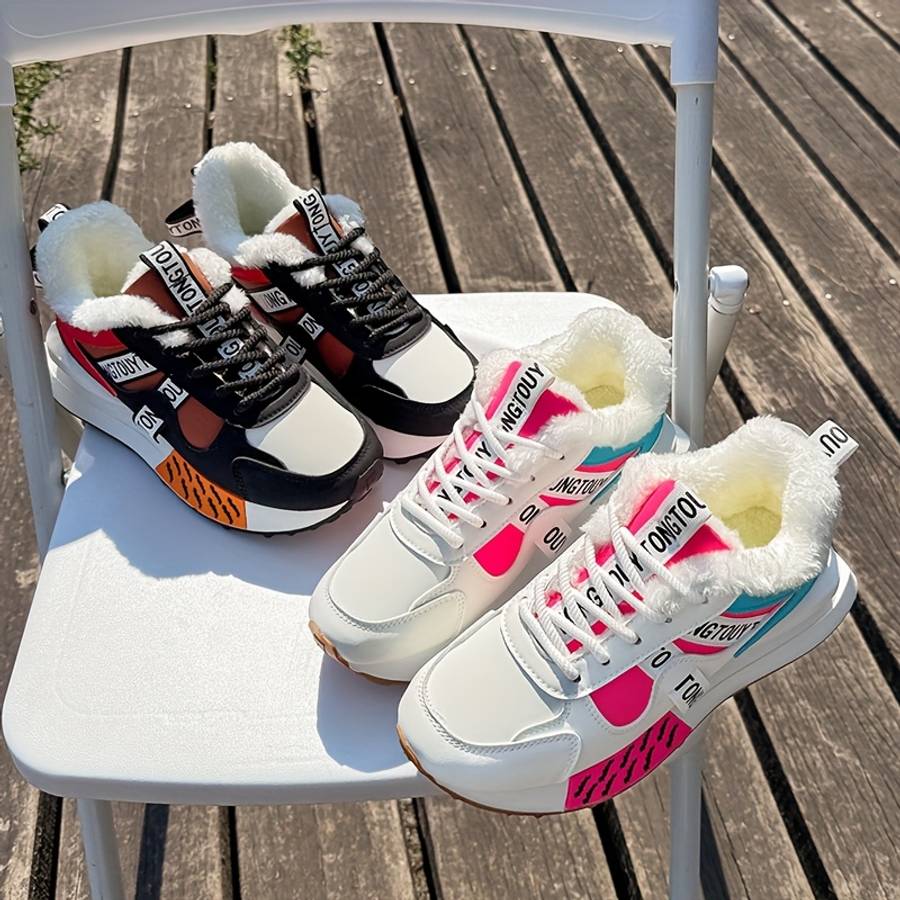 Women S Sneakers Color White Rose Red Sizeuk 7