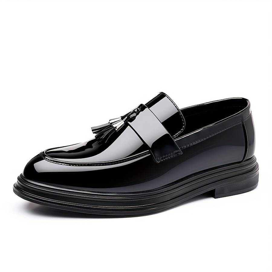Mens Leather Shoes Color Black Sizeuk 9