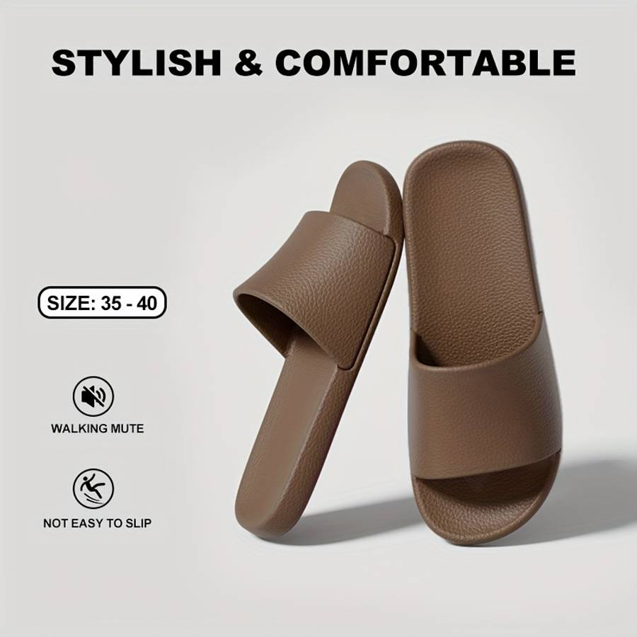 Men Slippers Summer Style Pink Size Uk 3.5 To 4