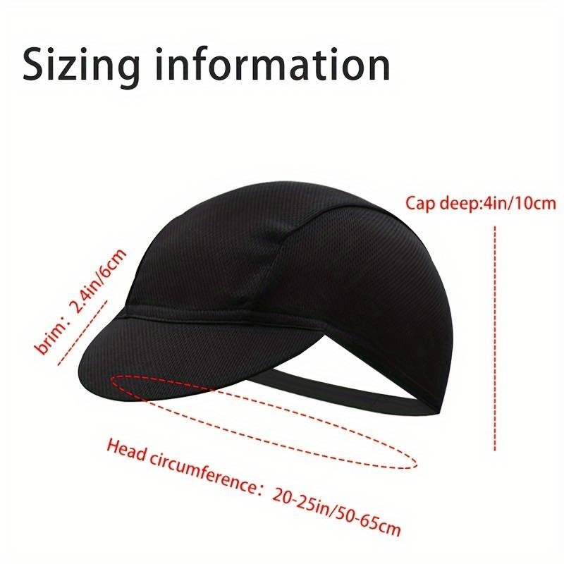 1pc Breathable Cycling Cap with Funny Facial Expression Black White Polyester Hand Washable