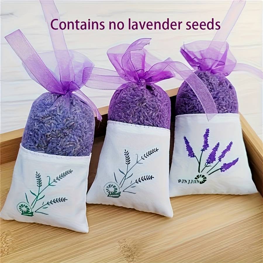 10Pcs Lavender Scented Fragrance Bags Aromarelax Delight Transparent Mesh