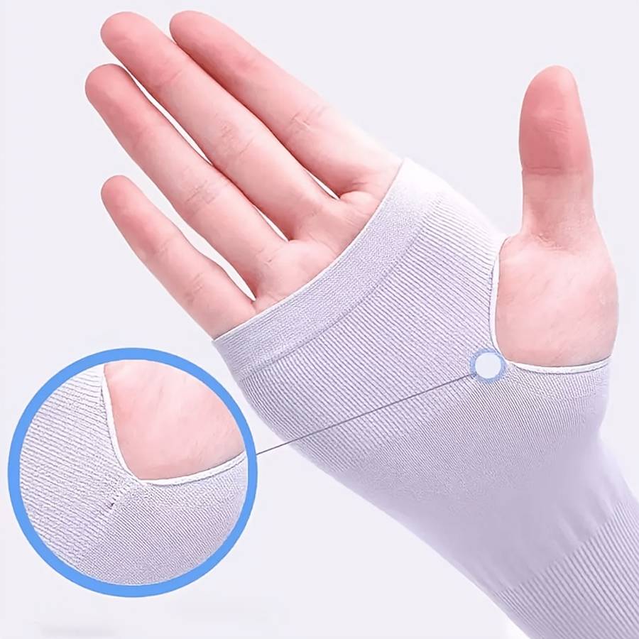 Sunscreen Sleeves Color 5 Colors Random