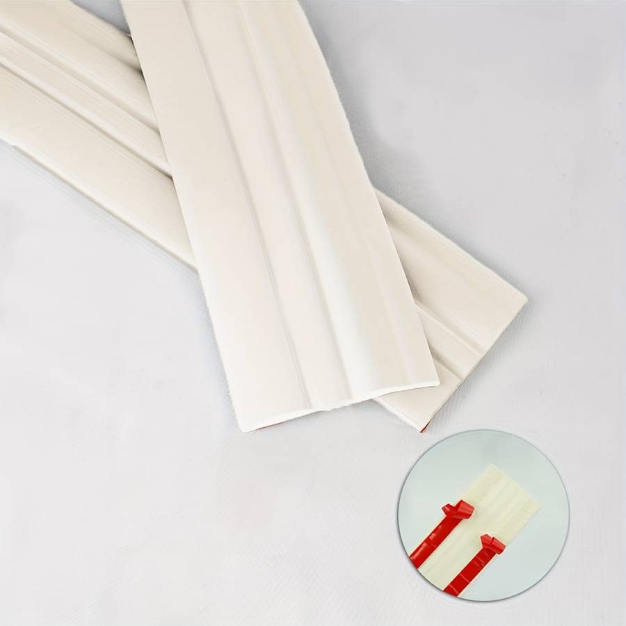 Skirting Board 118.11 Inches * 2.36 Inches 5 Meters * 6 Centimeters Style Elegant White