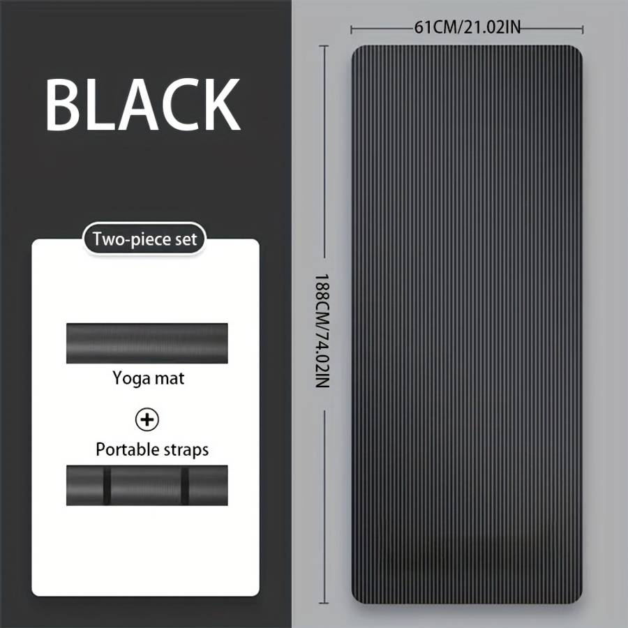 Yoga Mat Purple Size Thickness 1.5Cm0.59In