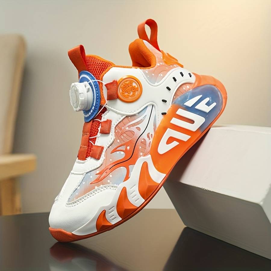 Sneakers Orangered Size Uk 2 Big Kid